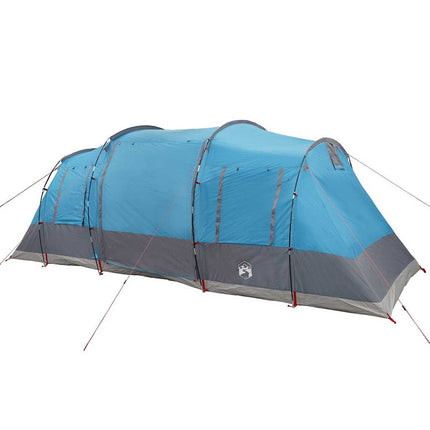Tenda Familiare a Tunnel per 6 Persone Blu Impermeabile