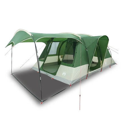 Tenda da Campeggio a Tunnel per 5 Persone Verde Impermeabile