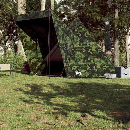 Tenda Familiare Tipi per 6 Persone Mimetica Impermeabile