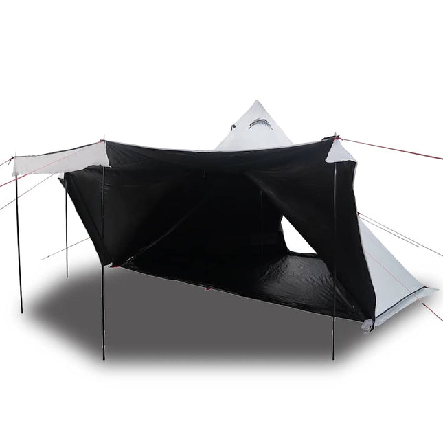 Tenda Familiare Tipi 6 Persone Bianca Tessuto Impermeabile