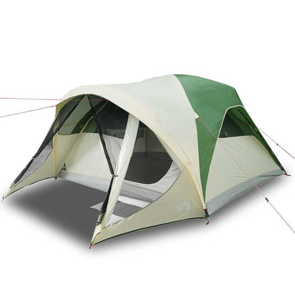 Tenda Familiare a Tunnel per 6 Persone Verde Impermeabile