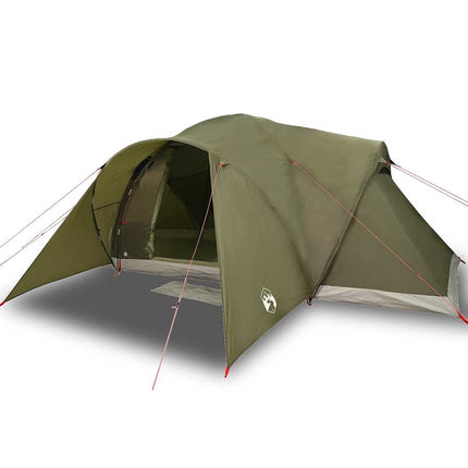 Tenda Familiare a Cupola 6 Persone Verde Oliva Impermeabile