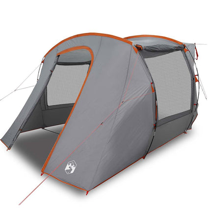 Tenda da Campeggio per Auto Grigio e Arancione Impermeabile