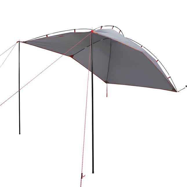 Tenda da Campeggio per Auto Grigio e Arancione Impermeabile