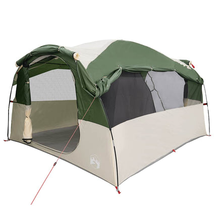 Tenda Familiare a Tunnel per 6 Persone Verde Impermeabile