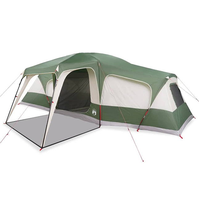Tenda da Campeggio con Portico a Cupola 9 Persone Impermeabile