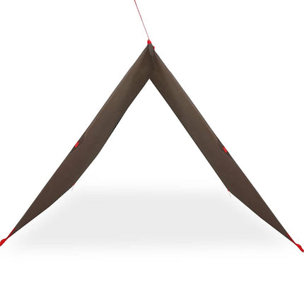 Telone da Campeggio Marrone 306x306 cm Impermeabile