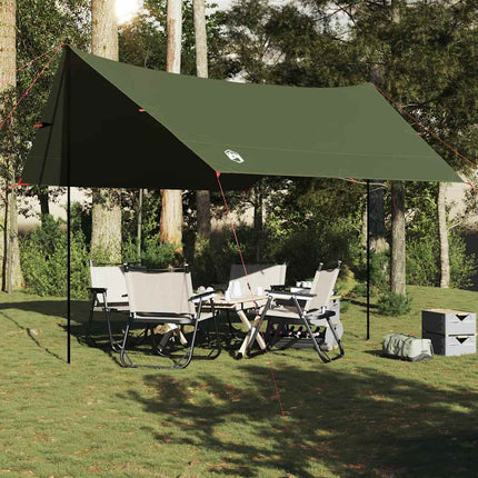 Telone da Campeggio Verde Oliva 438x376x212 cm Impermeabile