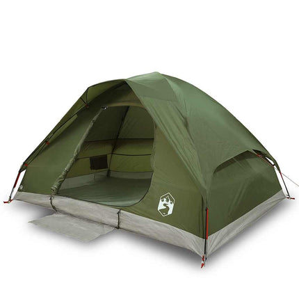 Tenda da Campeggio a Cupola 2 Persone Verde Oliva Impermeabile