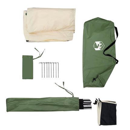 Frangivento da Campeggio Verde 508x130 cm Impermeabile