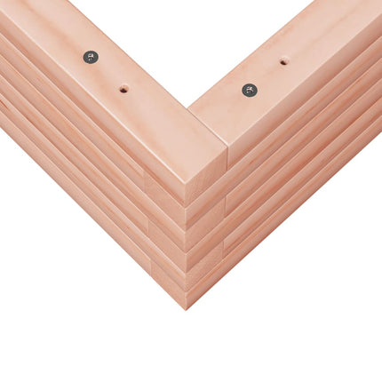 Fioriera da Giardino 80x80x23 cm in Legno Massello di Douglas