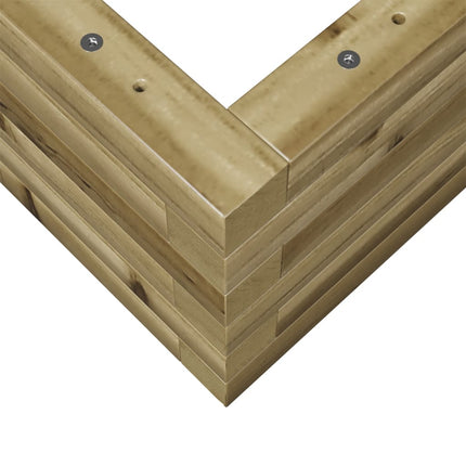Fioriera da Giardino 110x40x23 cm in Legno di Pino Impregnato