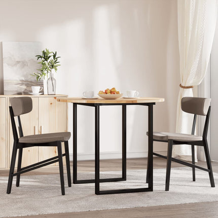 Piano Tavolo Rotondo ÃƒËœ90x2 cm in Legno Massello di Acacia