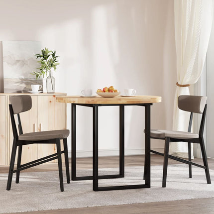 Piano Tavolo Rotondo ÃƒËœ90x4 cm in Legno Massello di Acacia