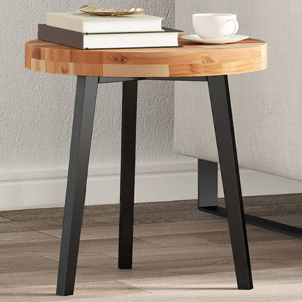 Piano Tavolo Rotondo ÃƒÆ’Ã‹Å“40x4 cm in Legno Massello di Acacia