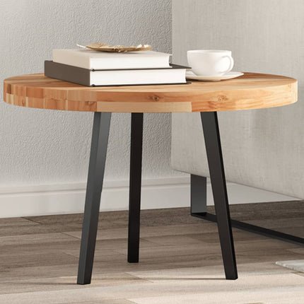 Piano Tavolo Rotondo ÃƒÆ’Ã‹Å“60x4 cm in Legno Massello di Acacia