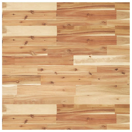 Piano Tavolo Quadrato 70x70x4 cm in Legno Massello di Acacia