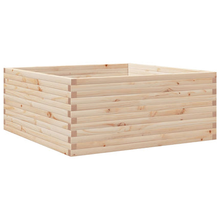 Fioriera da Giardino 110x110x46 cm in Legno Massello di Pino
