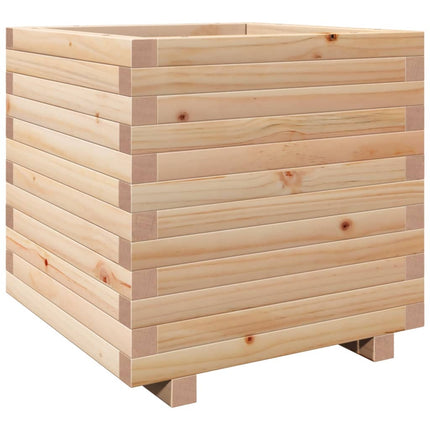 Fioriera da Giardino 50x50x49,5 cm in Legno Massello di Pino