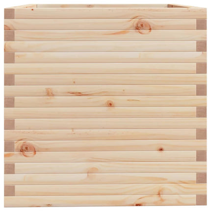 Fioriera da Giardino 70x70x72,5 cm in Legno Massello di Pino