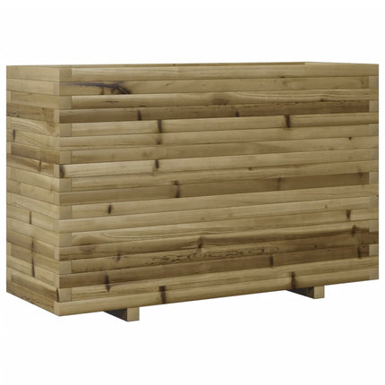 Fioriera da Giardino 110x40x72 cm in Legno di Pino Impregnato