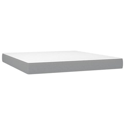Letto con Materasso Marrone Cera 140x200cm Legno Massello Pino