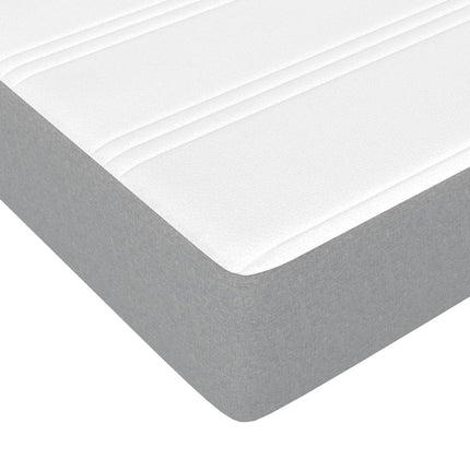 Letto con Materasso Marrone Cera 140x200cm Legno Massello Pino