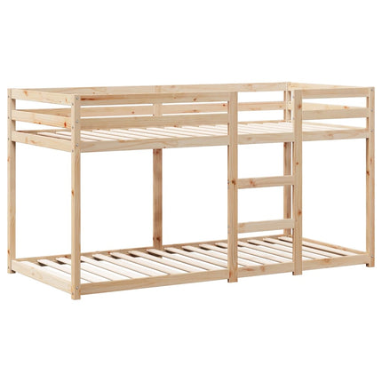 Letto a Castello senza Materasso 90x190 cm Legno di Pino