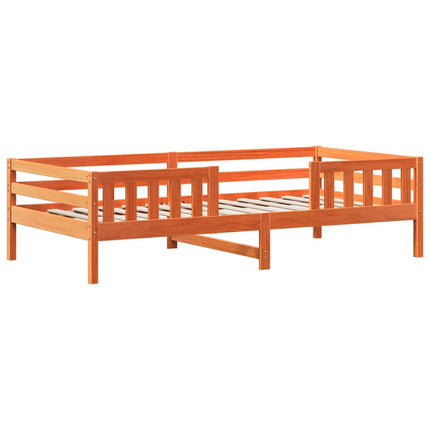 Giroletto con Tetto Cera 80x200 cm Legno Massello Pino