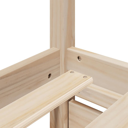 Letto senza Materasso 120x190 cm in Legno Massello di Pino
