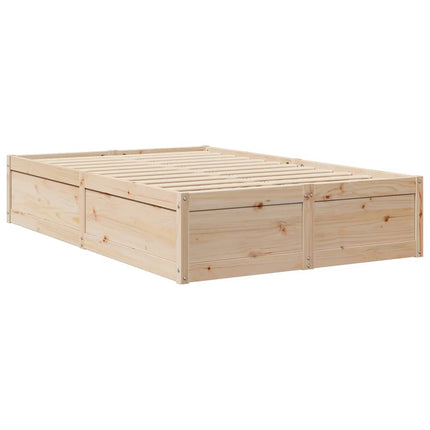 Letto senza Materasso 120x190 cm in Legno Massello di Pino