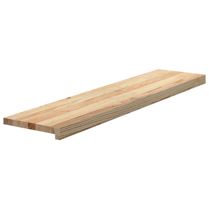 Gradini 8 pz 110x30x2 cm in Rovere Massello Non Trattato
