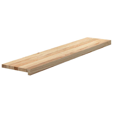 Gradini 20 pz 120x25x2 cm in Rovere Massello Non Trattato