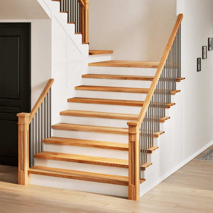 Gradini 20 pz Marrone Chiaro 110x30x2 cm Legno Massello Rovere