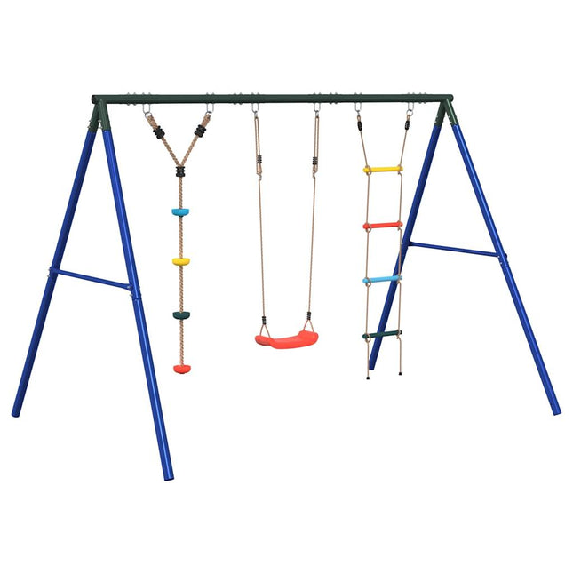 Set Gioco da Esterno con Altalena Scala e Altalena a Disco