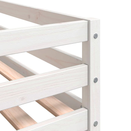 Letto a Castello senza Materasso Rosa 90x190 cm Legno di Pino