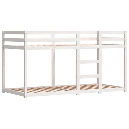 Letto a Castello senza Materasso Rosa 90x200 cm Legno di Pino