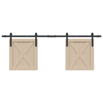 Kit Anta Scorrevole per Armadio 152 cm in Acciaio al Carbonio