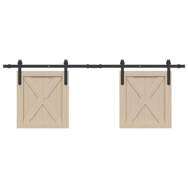 Kit Anta Scorrevole per Armadio 152 cm in Acciaio al Carbonio