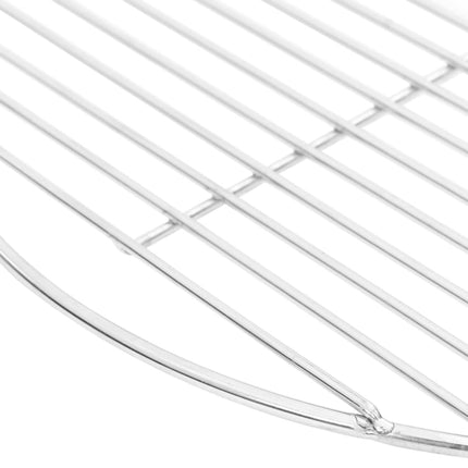 Griglia per Barbecue Rotonda ÃƒËœ40 cm in Acciaio Inossidabile 304