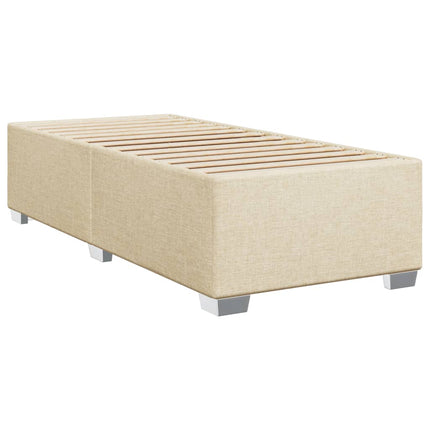 Giroletto senza Materasso Crema 80x200 cm in Tessuto