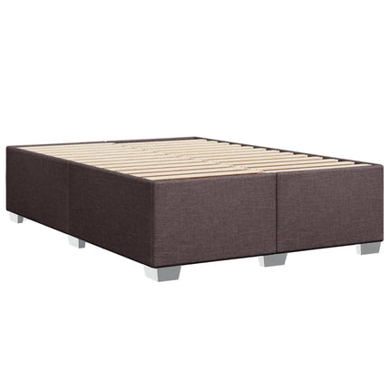 Giroletto senza Materasso Marrone Scuro 140x190 cm Tessuto
