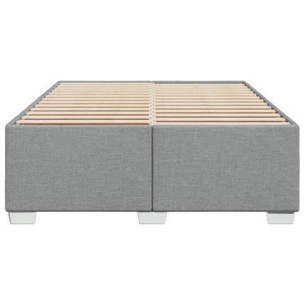 Giroletto senza Materasso Grigio Chiaro 140x200 cm Tessuto