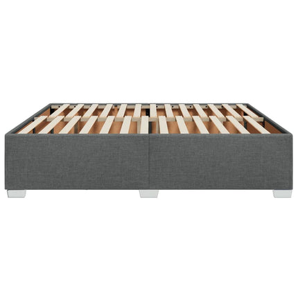 Giroletto senza Materasso Grigio Scuro 200x200 cm Tessuto