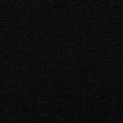 Giroletto senza Materasso Nero 200x200 cm in Tessuto