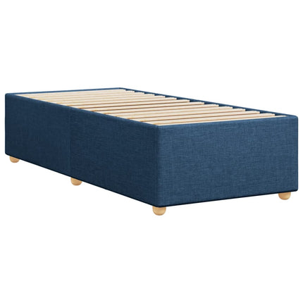 Giroletto senza Materasso Blu 90x190 cm in Tessuto