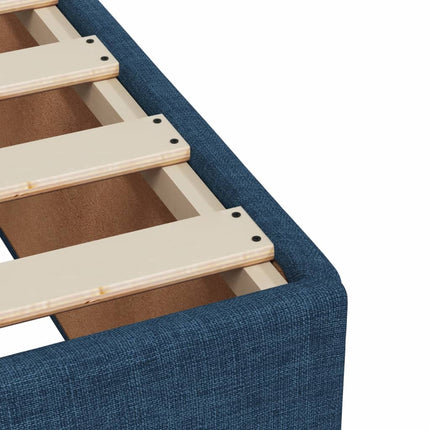 Giroletto senza Materasso Blu 90x190 cm in Tessuto