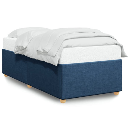 Giroletto senza Materasso Blu 90x200 cm in Tessuto