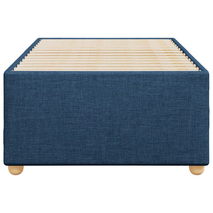 Giroletto senza Materasso Blu 90x200 cm in Tessuto