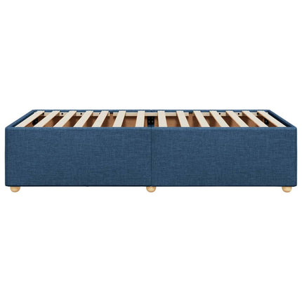 Giroletto senza Materasso Blu 90x200 cm in Tessuto